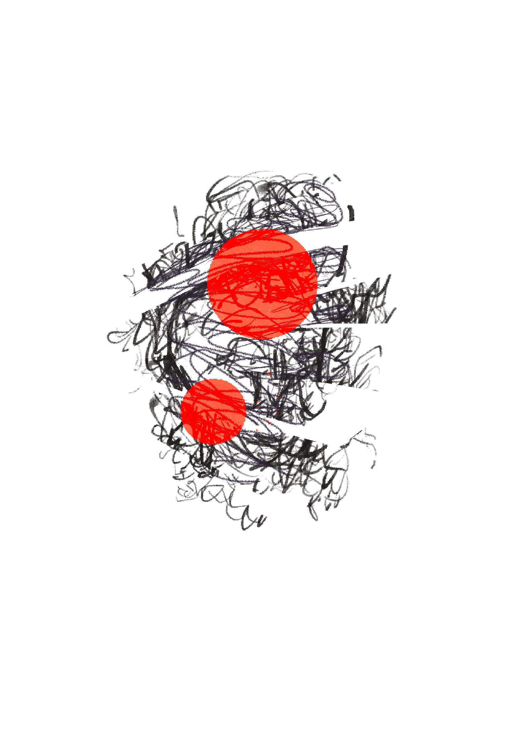 Abstract illustration, red